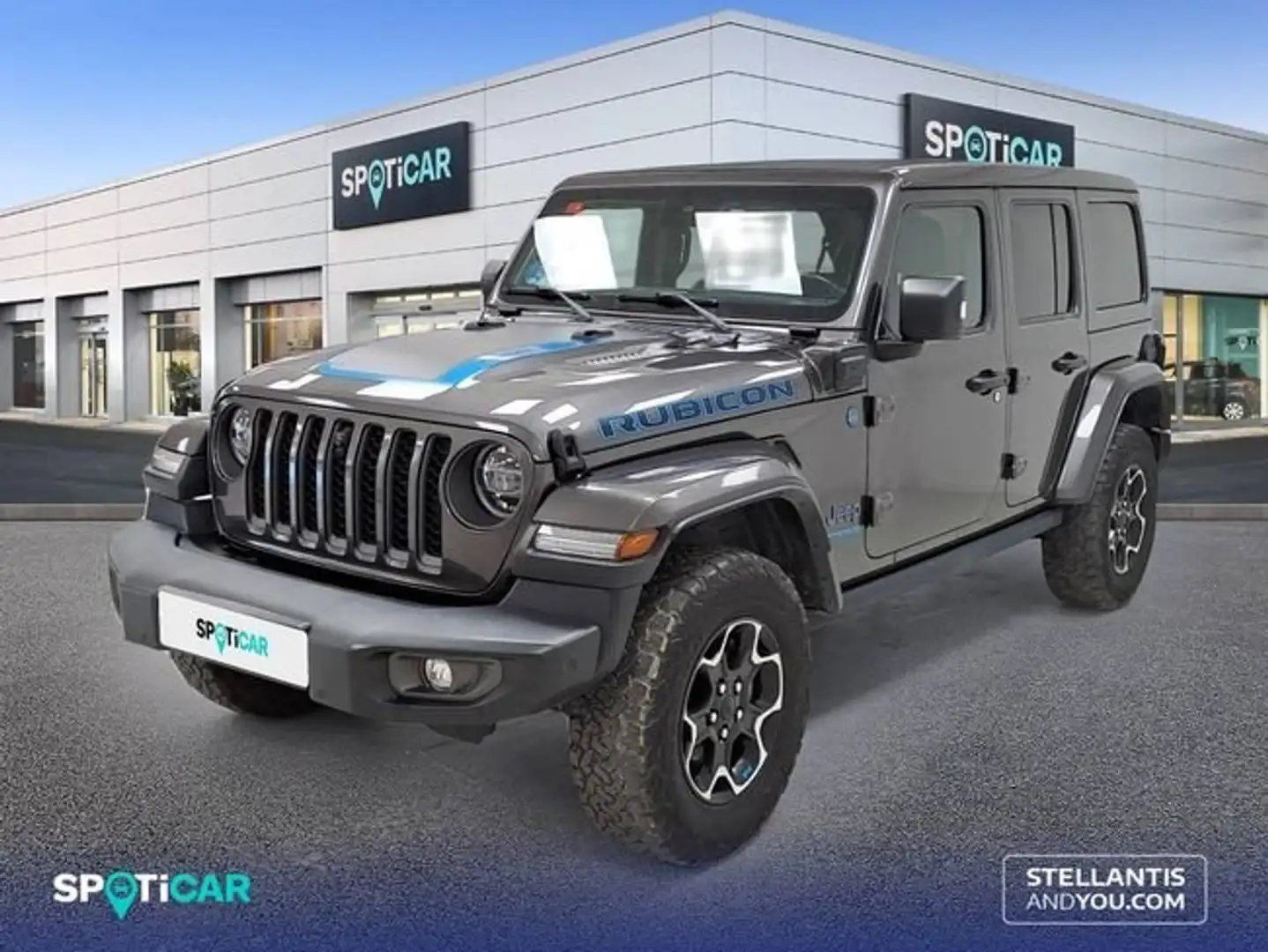 Jeep Wrangler 4p 2.0 380CV 8ATX E6D Rubicon Gris - 1