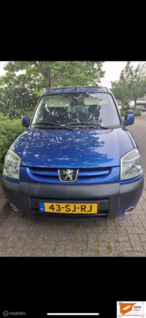 Peugeot Partner MPV 1.6-16V Zenith 2 NAP/NETTE AUTO/AIRCO Blauw - 1