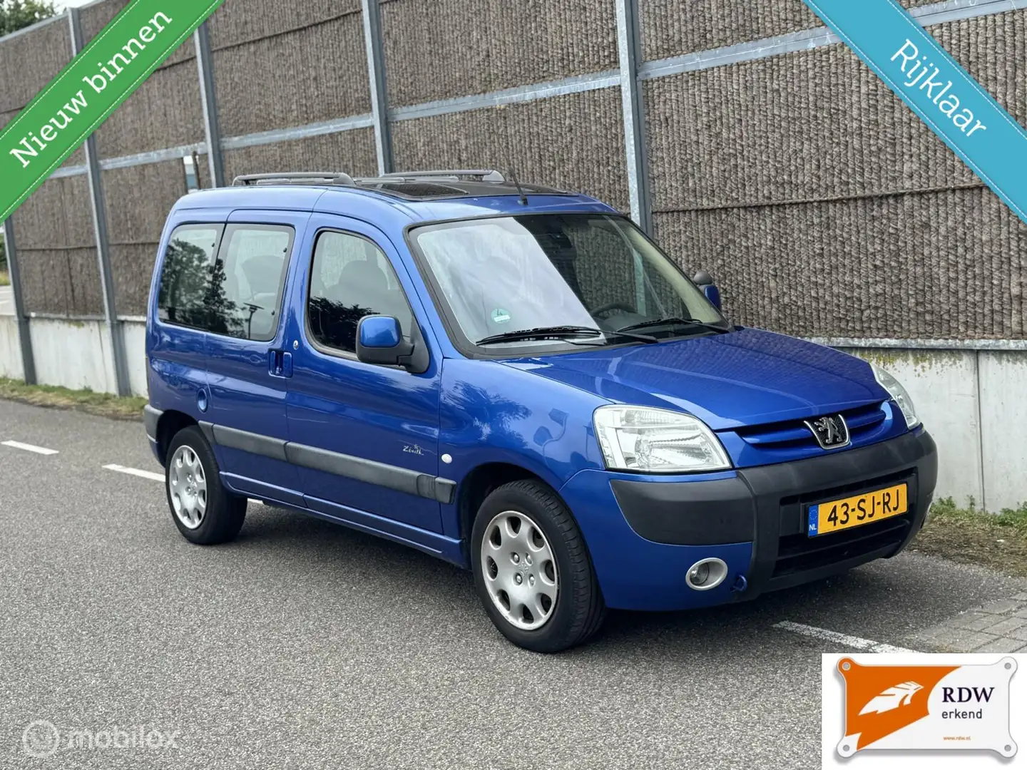 Peugeot Partner MPV 1.6-16V Zenith 2 NAP/NETTE AUTO/AIRCO Bleu - 2