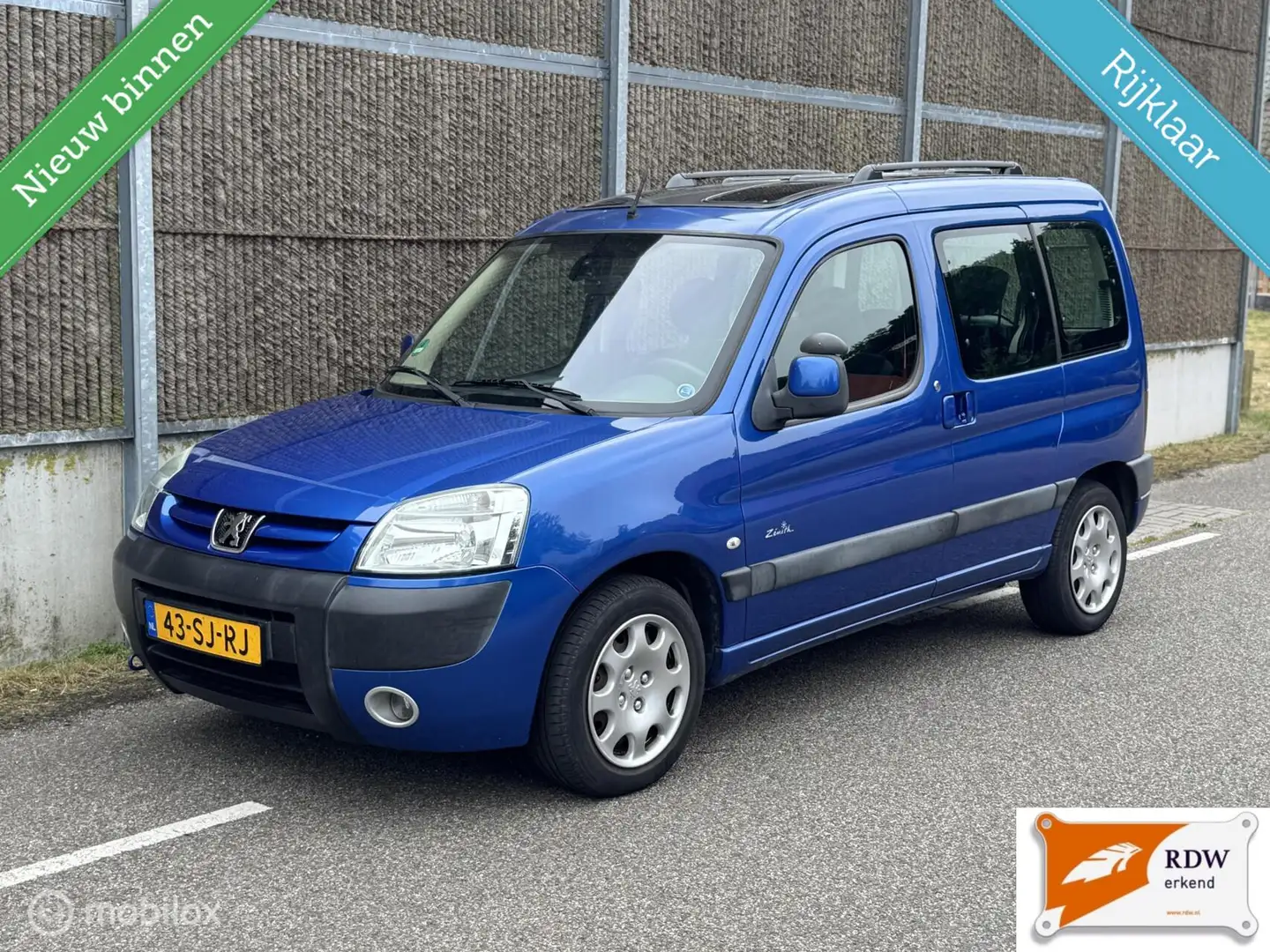 Peugeot Partner MPV 1.6-16V Zenith 2 NAP/NETTE AUTO/AIRCO Bleu - 1