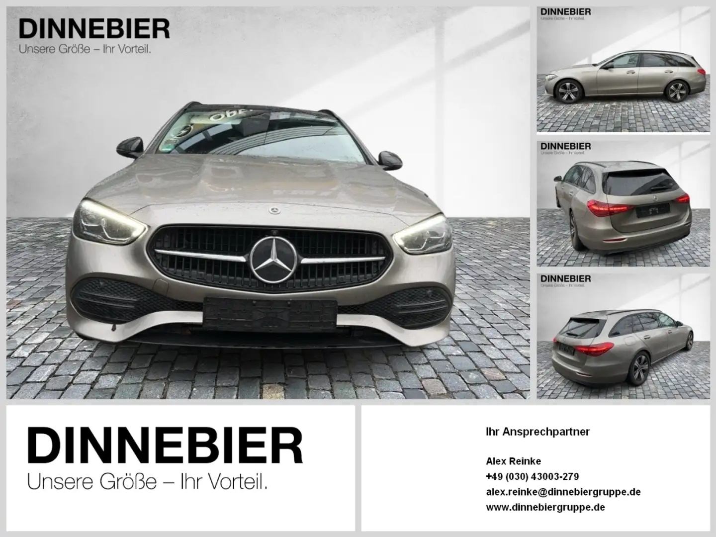 Mercedes-Benz C 200 C200 Avantgarde |LED*360*PANO*PakrAssist| FLA Silber - 1