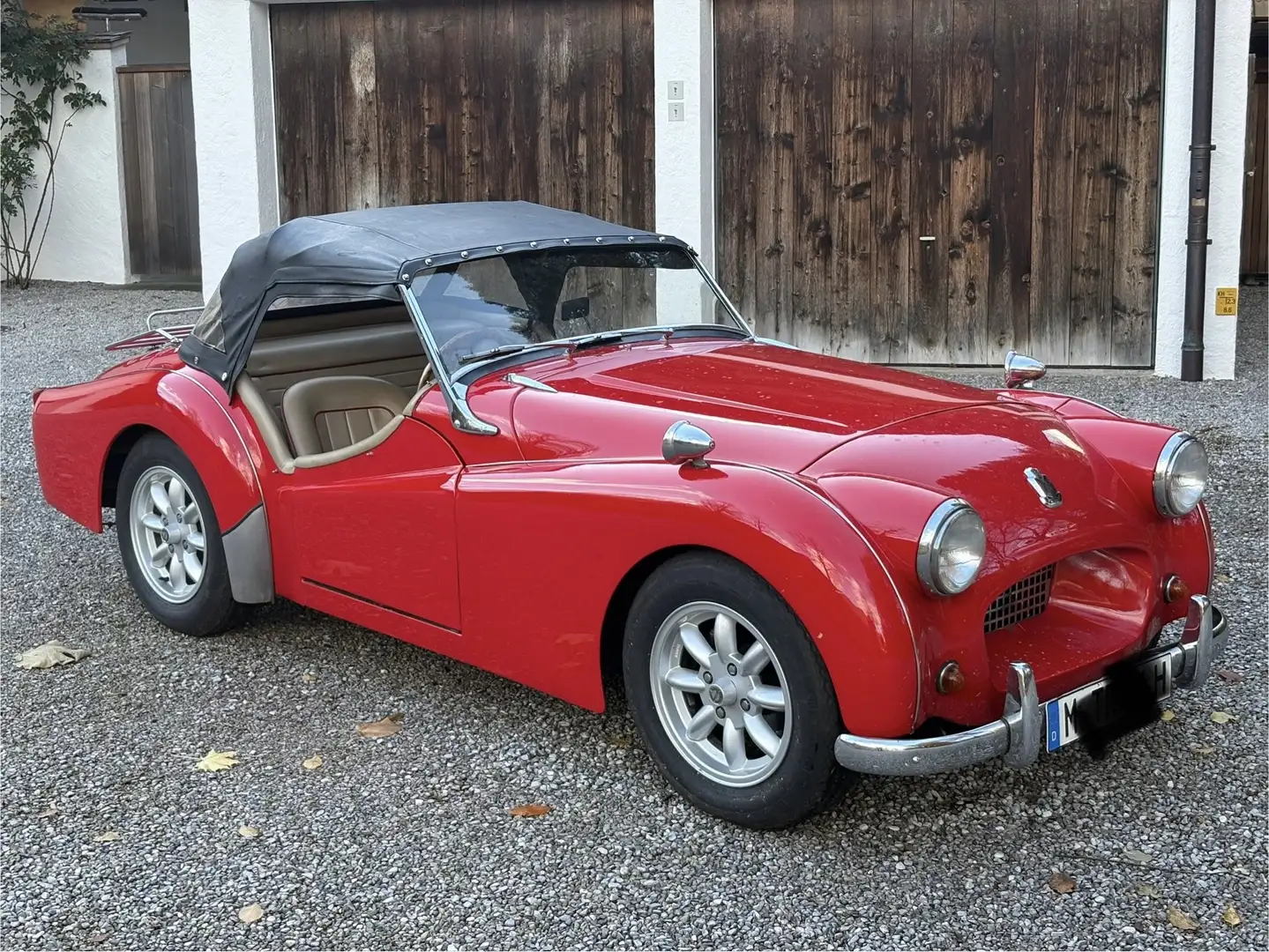 Triumph TR2 Wertgutachten 100.000€ sehr schöner Zustand !!! Rot - 2