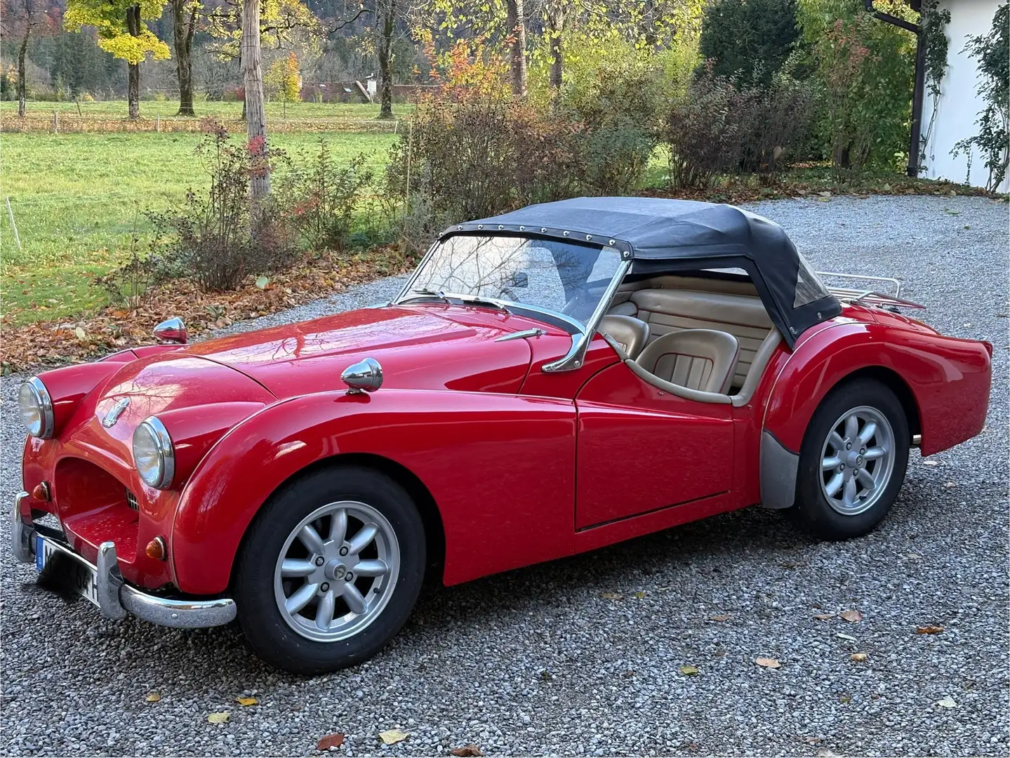 Triumph TR2 Wertgutachten 100.000€ sehr schöner Zustand !!! Rot - 1