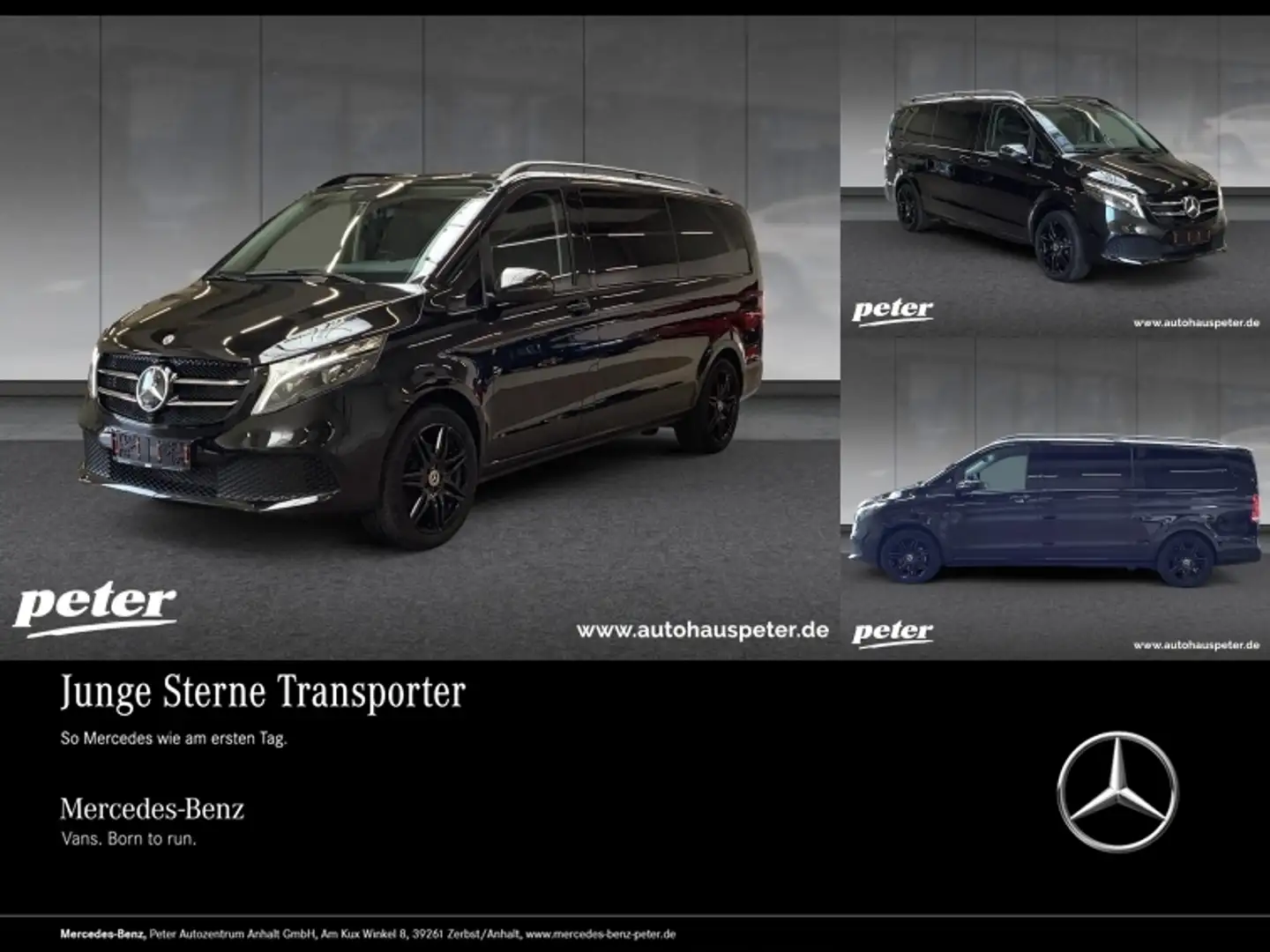 Mercedes-Benz V 300 d extralang 4 Matic AIRMATIC/Distronic Negru - 1