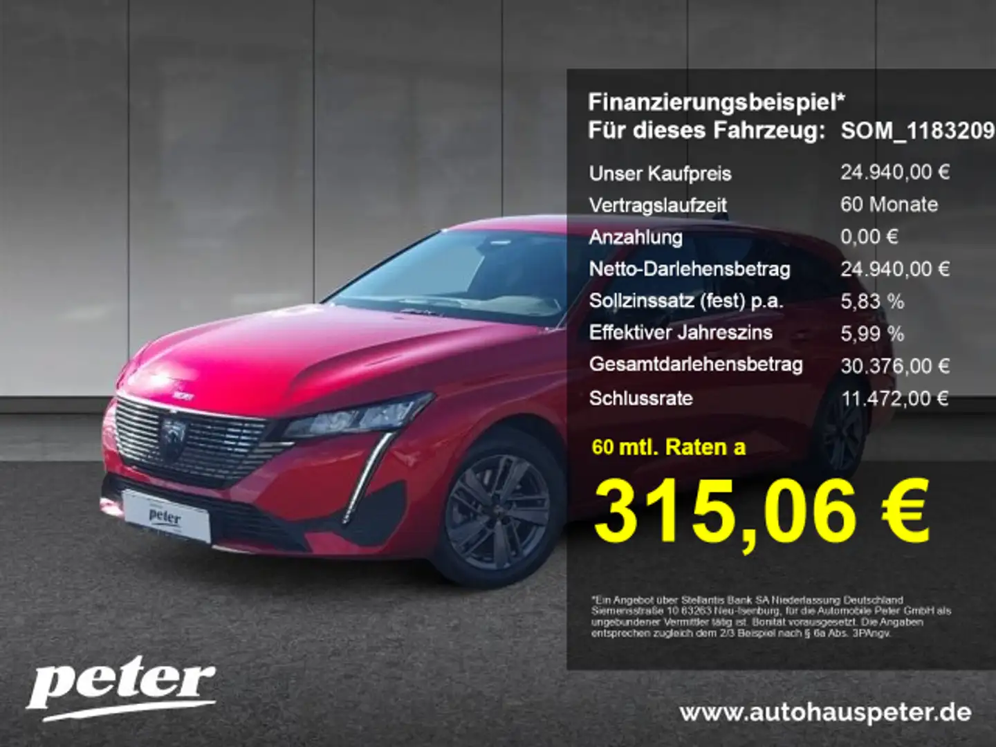 Peugeot 308 308 SW Allure 130 EAT8 Navi+Winterpaket+SH Rot - 1