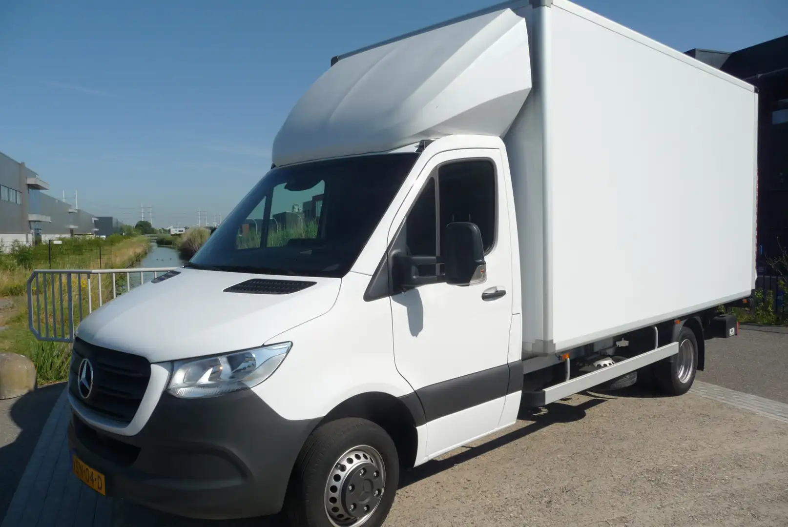 Mercedes-Benz Sprinter 515 CDI autm 4 stuks bak en klep trekhaak zijdeur Wit - 1