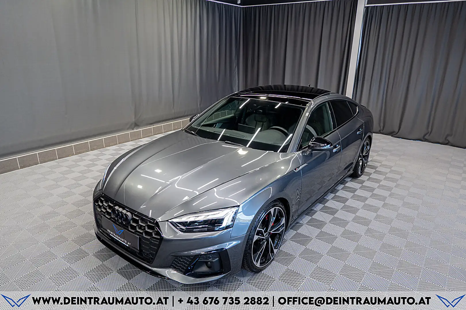 Audi A5 SB 40 TDI quattro 3xS-line*PANO*AHK*360°* Grau - 2