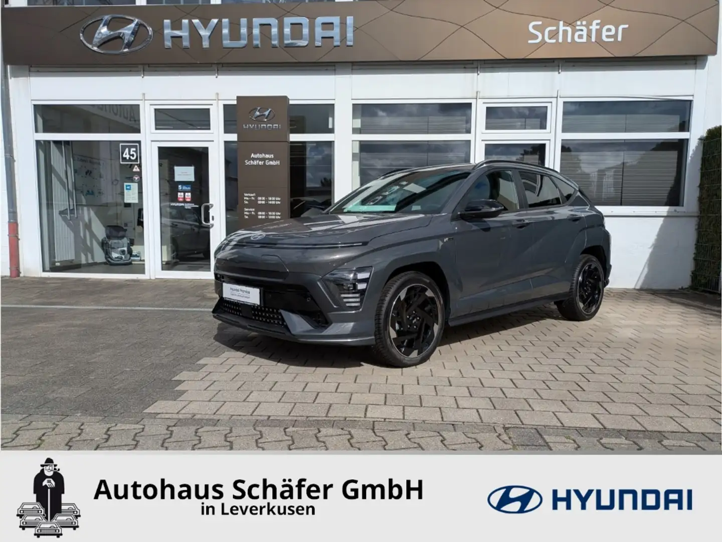 Hyundai KONA N Line Navi SHZ Temp LenkradHZG Digitales Cockpit Gris - 1