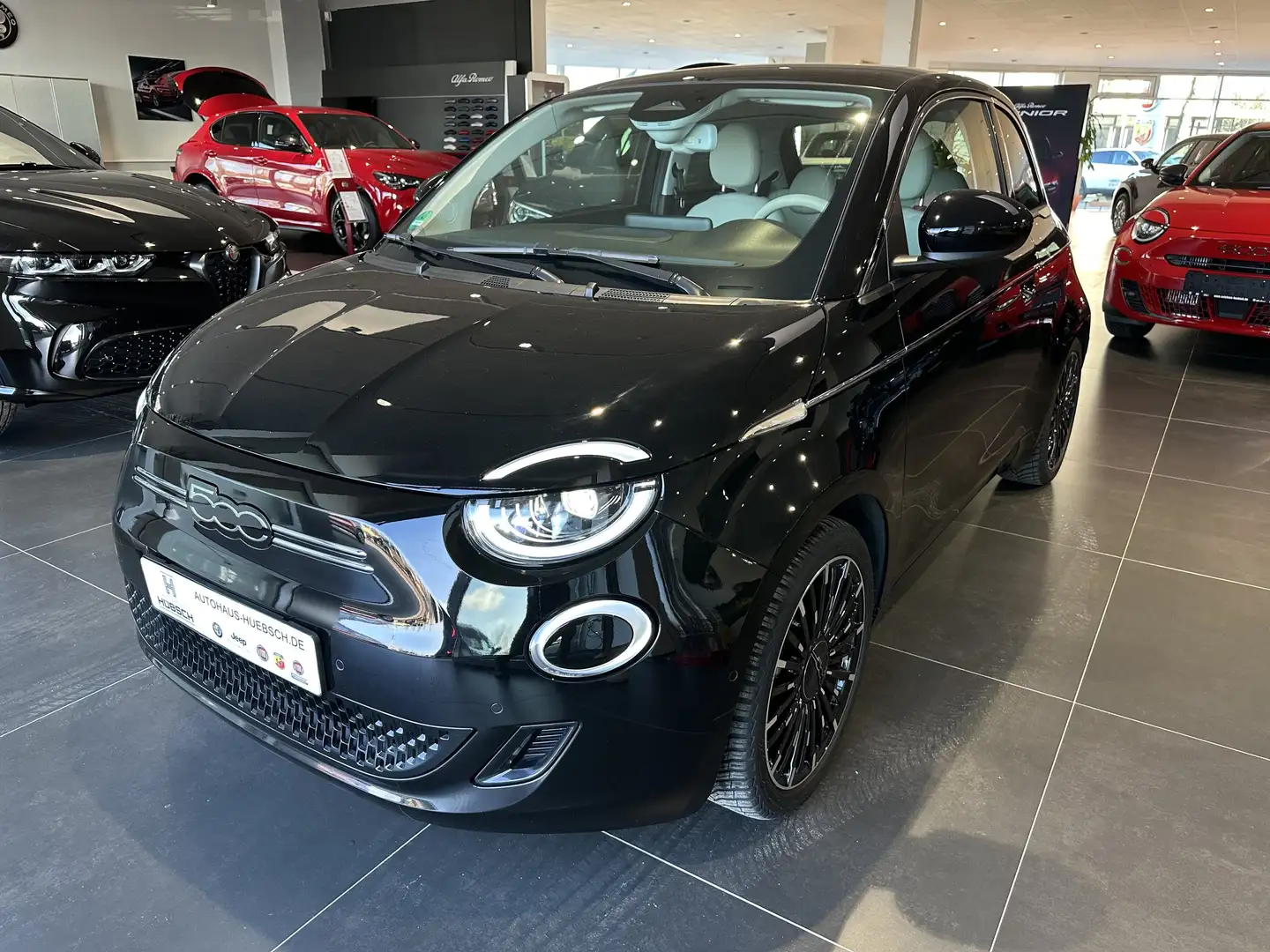 Fiat 500e La Prima Schwarz - 1