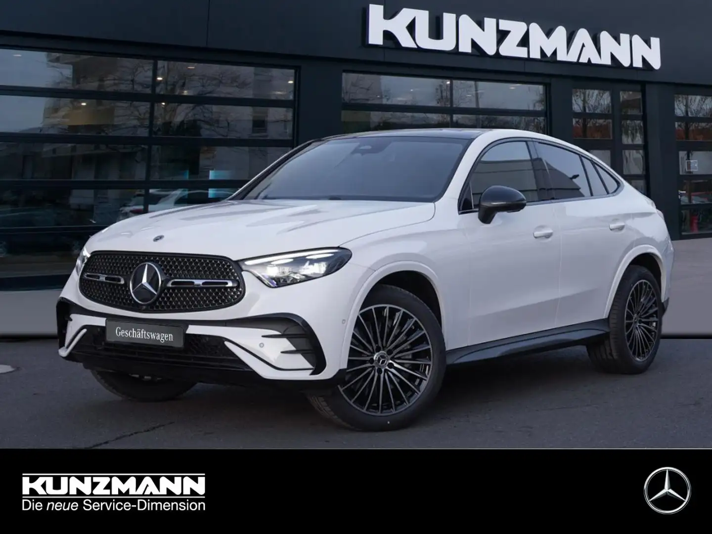 Mercedes-Benz GLC 300 d 4MATIC Coupé AMG Night Panorama 360° Blanc - 1