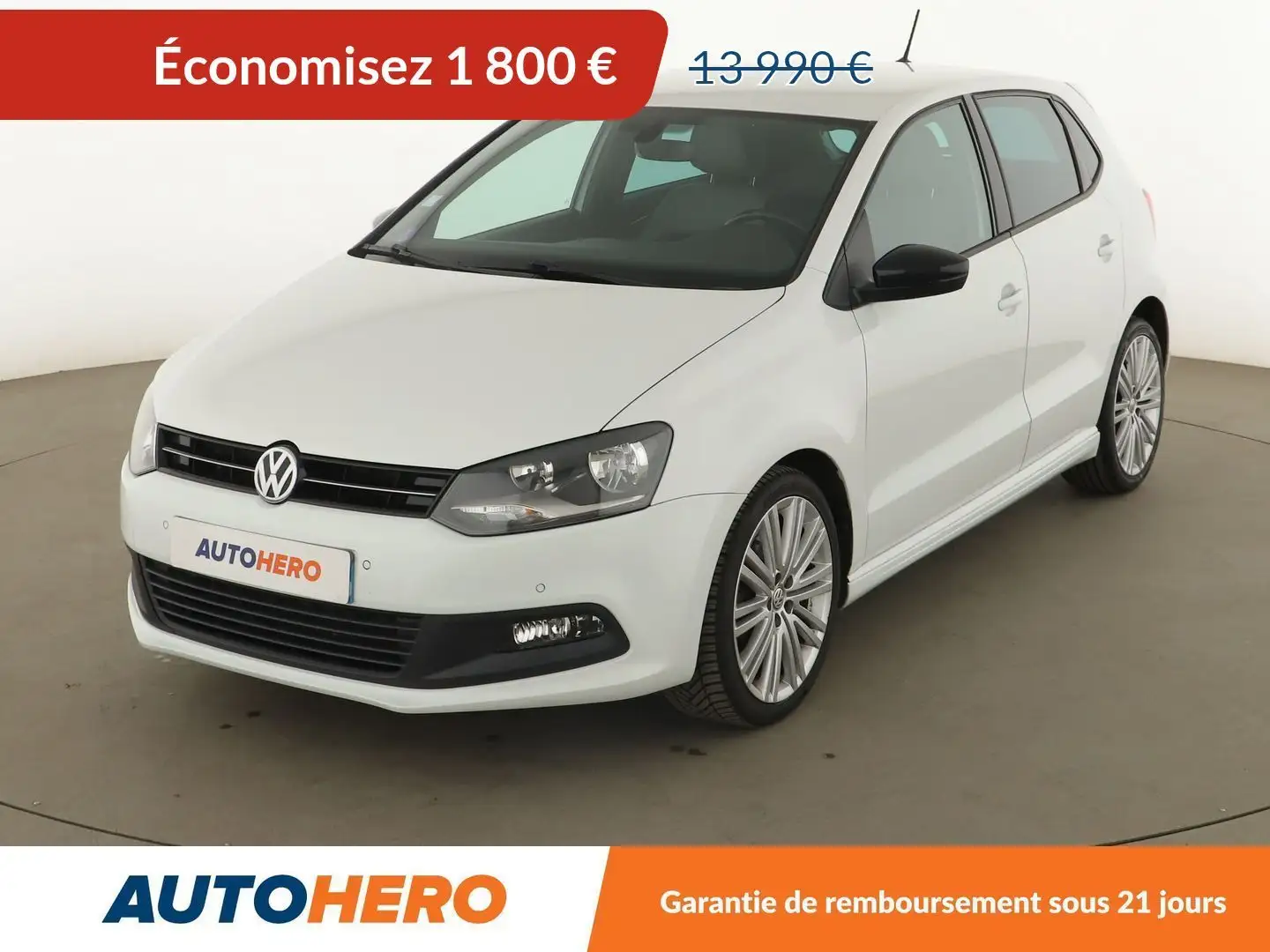 Volkswagen Polo 1.4 TSI ACT BlueMotion  GT Blanc - 1