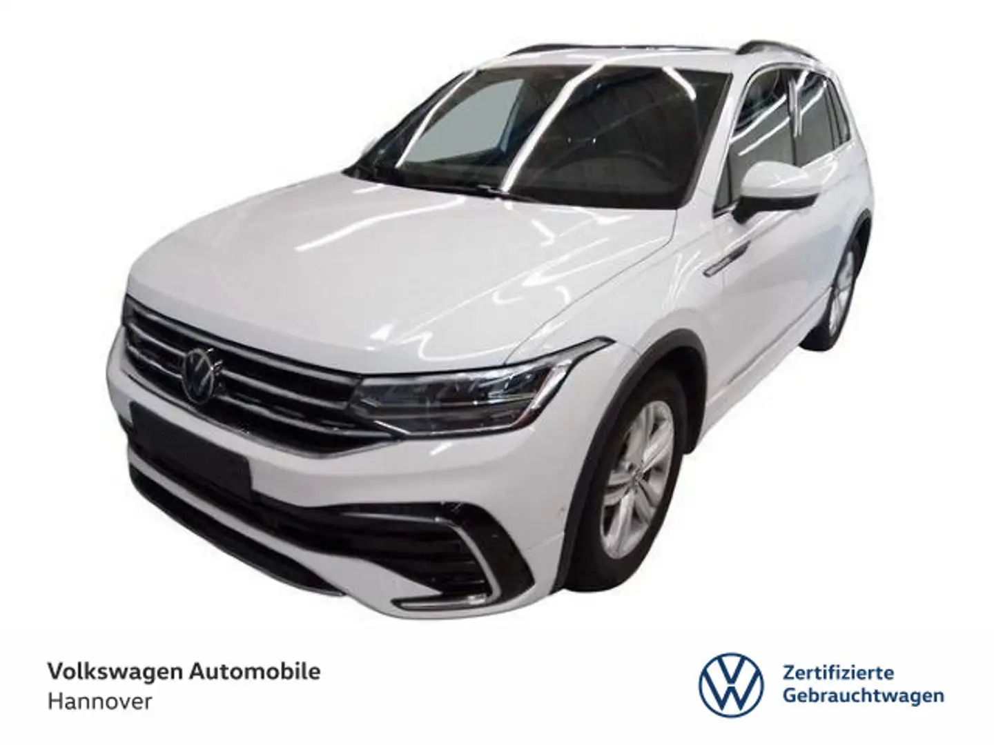 Volkswagen Tiguan 2.0 TDI DSG R-Line Navi Pano AHK STHZG Le Weiß - 1
