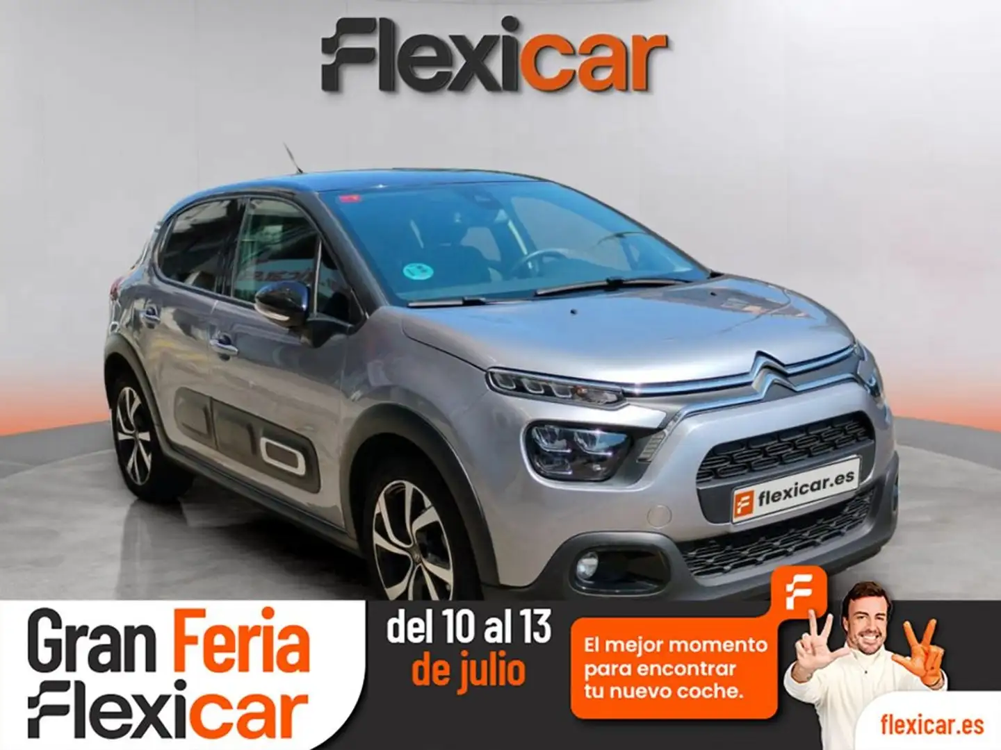 Citroen C3 PureTech 81KW (110CV) S&S EAT6 Feel Pack Gris - 1