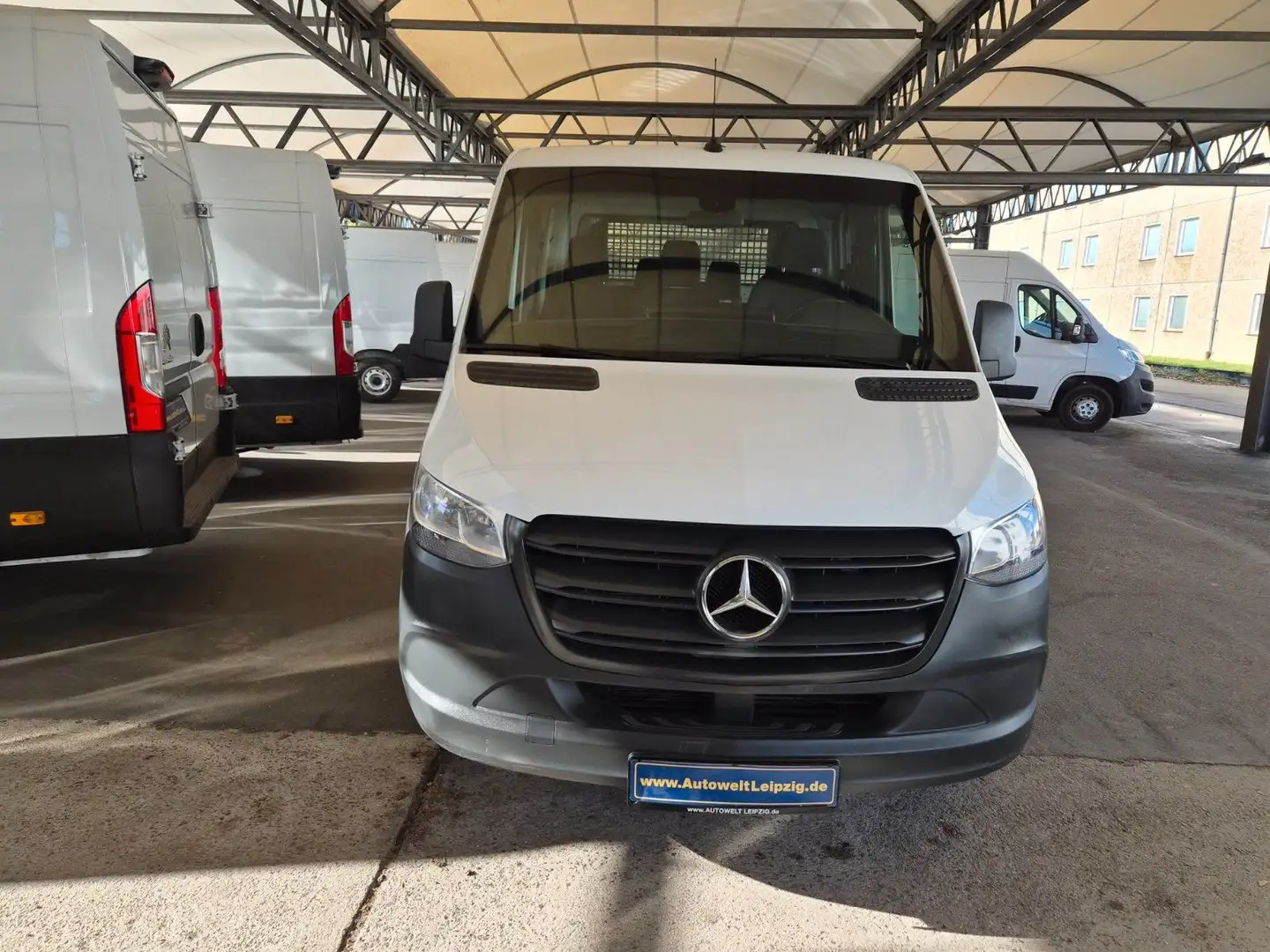 Mercedes-Benz Sprinter 316 CDI DOKA/Pritsche Klima, Navi, AHK Blanc - 2
