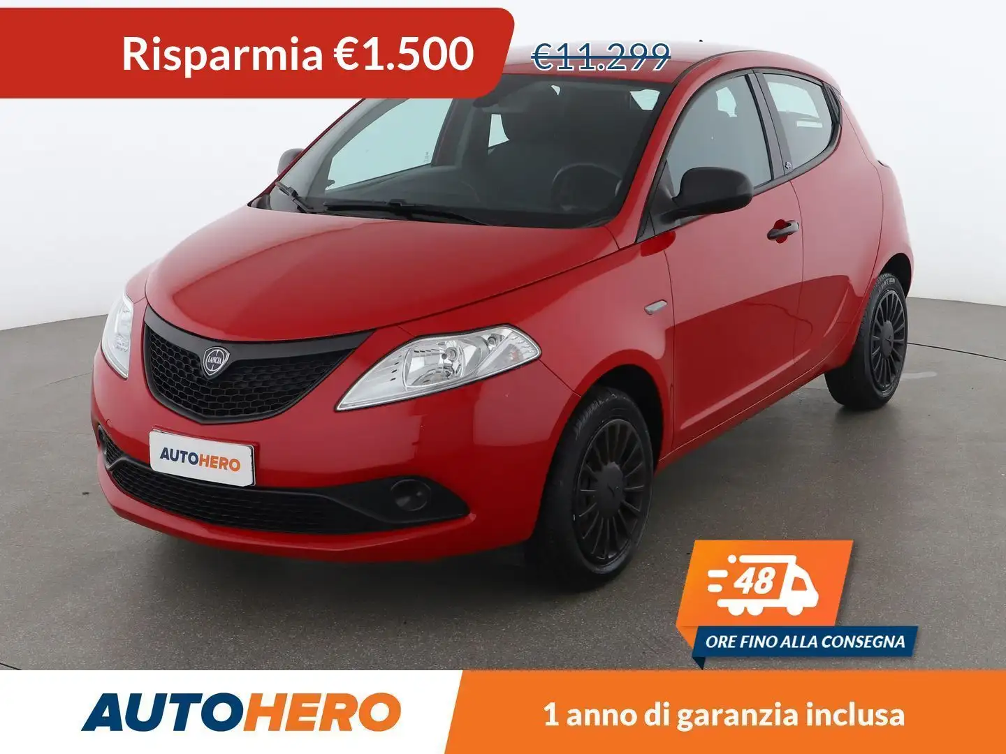 Lancia Ypsilon 1.2 Elefantino Blu 69 CV Kırmızı - 1