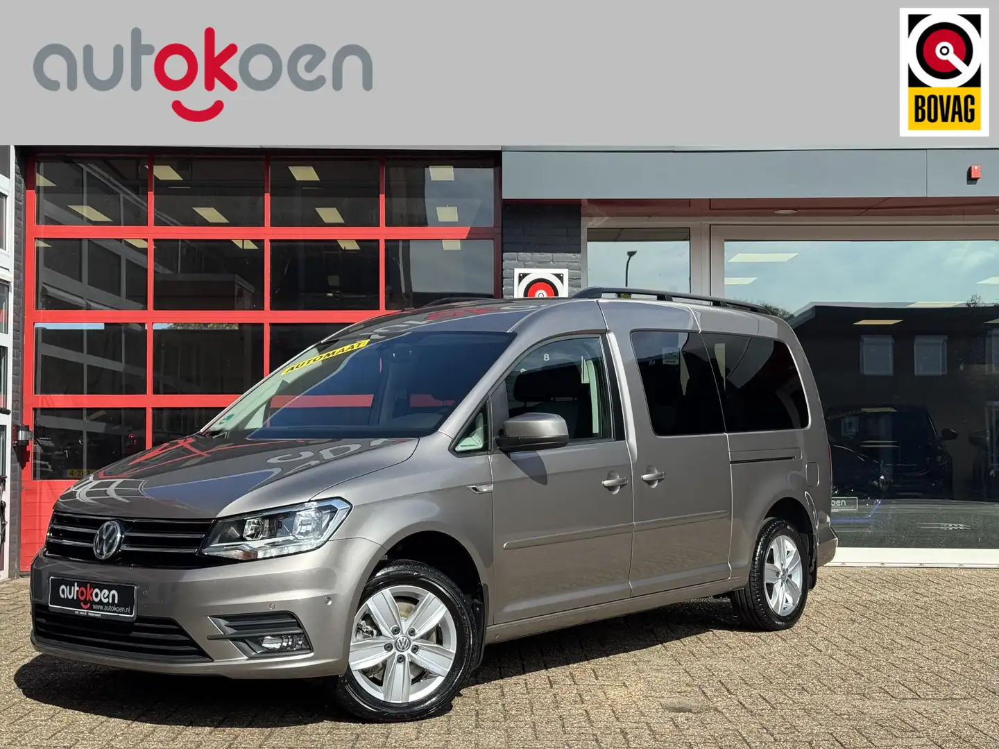 Volkswagen Caddy 1.4 TSI Trendline 7p *MAXI/AUTOMAAT/ACC/TREKHAAK* Grijs - 1