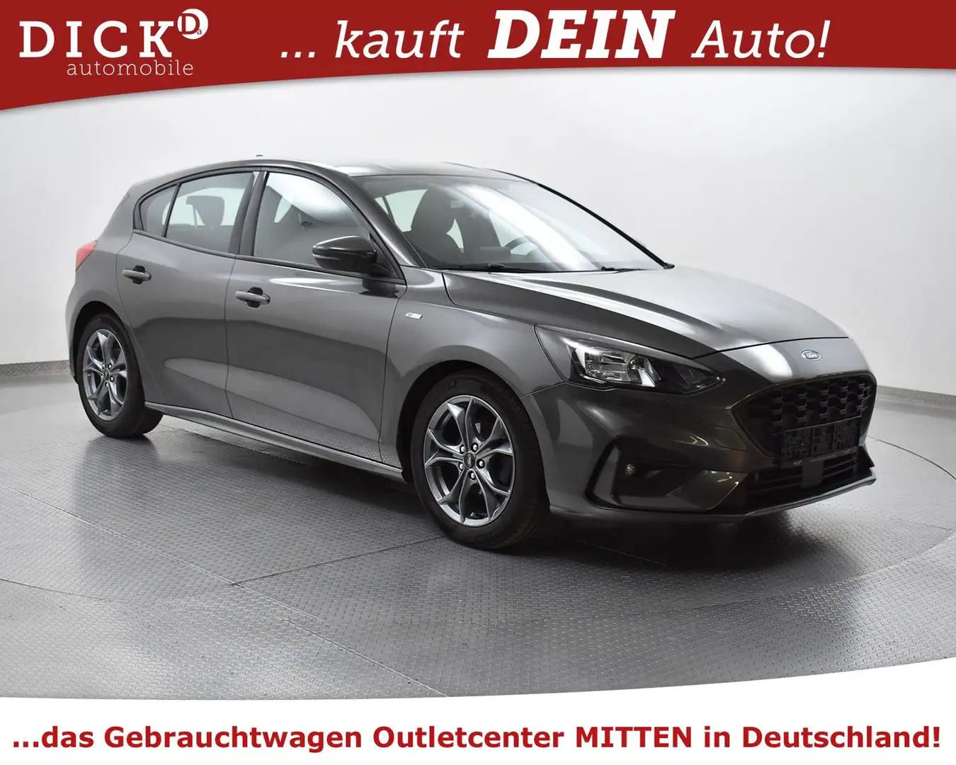 Ford Focus 1.5d Aut ST-Line NAVI+LED+DAB+TEMP+PDC+17" Grau - 1