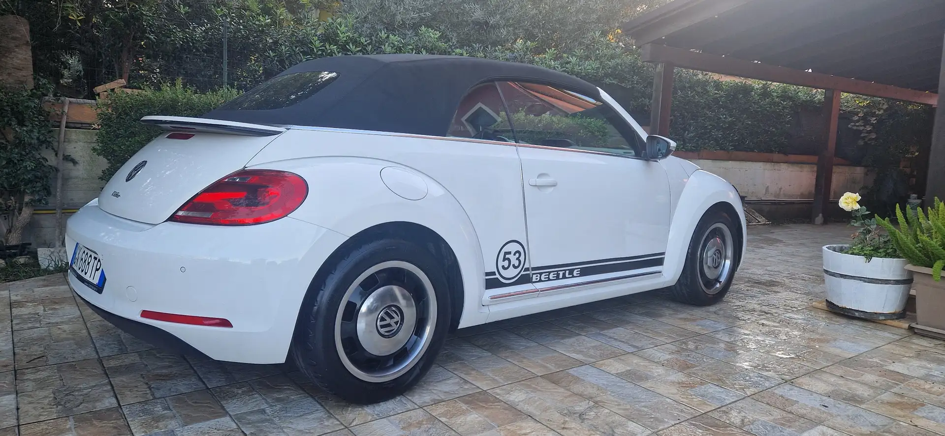 Volkswagen Maggiolino Maggiolino Cabrio 2.0 tdi Sport 140cv Bianco - 1