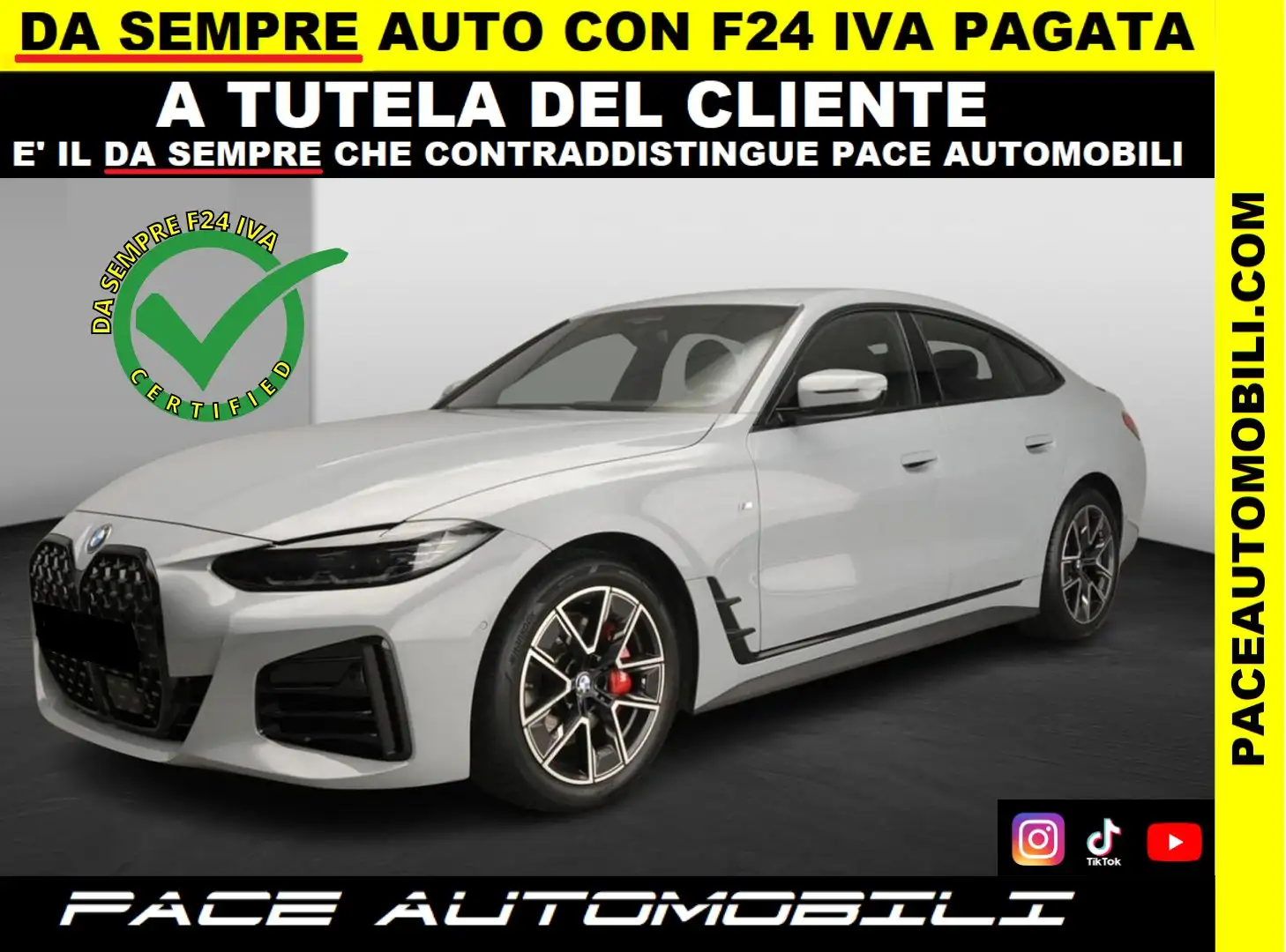 BMW 420 i GC MSPORT M-SPORT M SPORT HUD PDC KAMERA LASER Grigio - 1