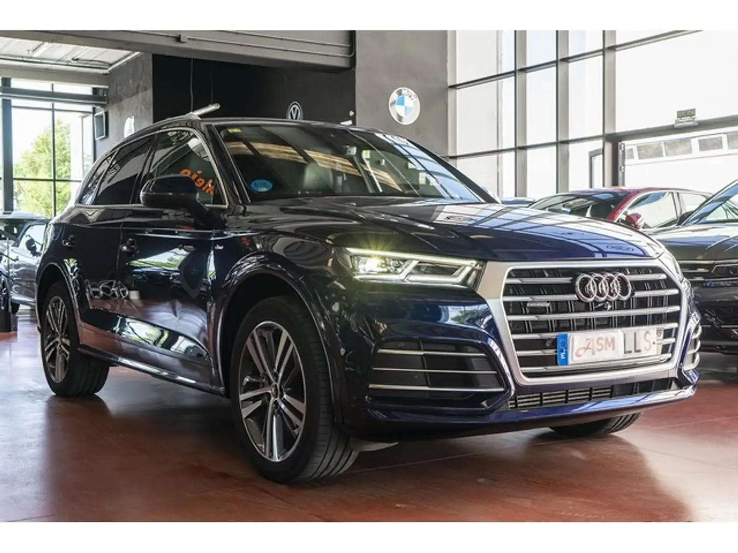 Audi Q5 55 TFSIe S line quattro-ultra S tronic Bleu - 2