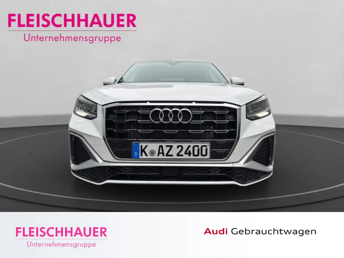 Audi Q2 S line 35 TDI AHK+LED+KEYLESS+NAVI+SHZ+DC Weiß - 2