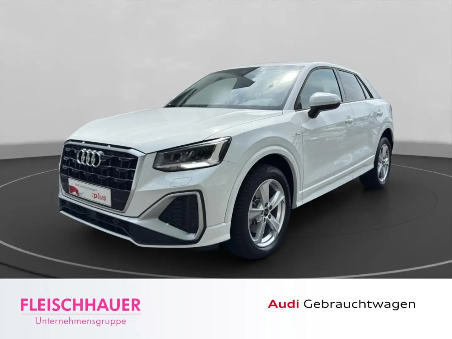 Audi Q2 S line 35 TDI AHK LED KEYLESS NAVI SHZ DC Weiß - 1