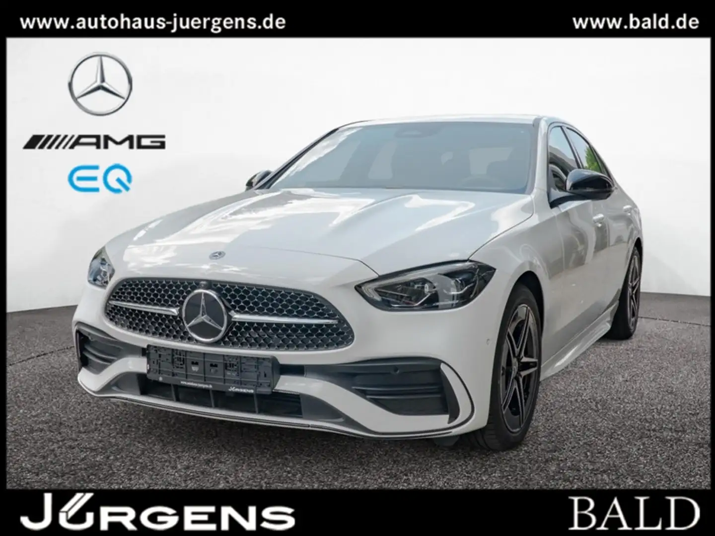 Mercedes-Benz C 180 AMG-Sport/Night/360/Memo/Tow/LED/SpiegelP Weiß - 1