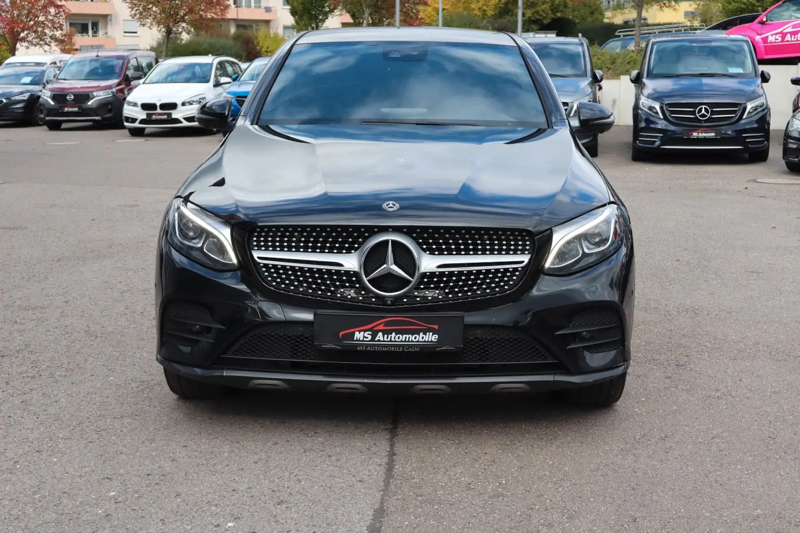 Mercedes-Benz GLC 250 d 4Matic Coupe AMG Line Comand_360°_LED Schwarz - 2