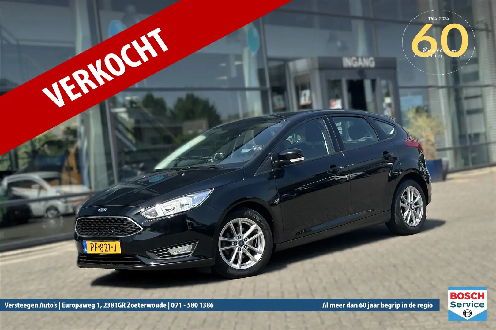 Ford Focus 1.0 EcoBoost 125pk 5-deurs Edition Plus Zwart - 1