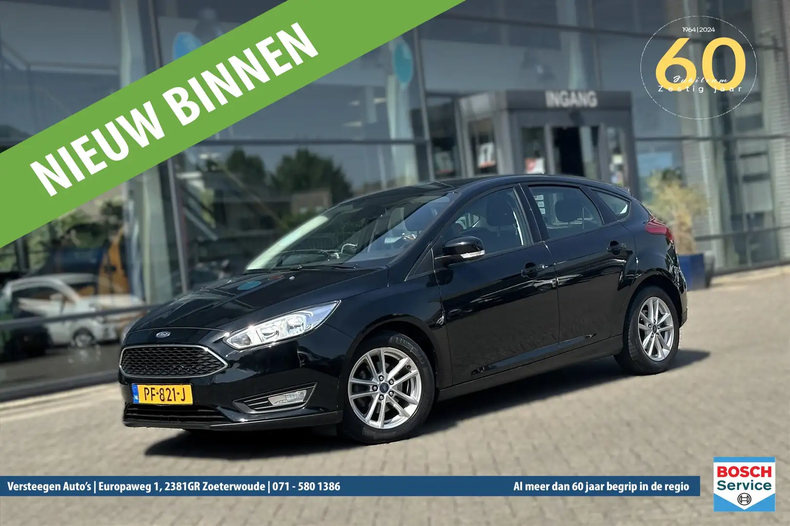 Ford Focus 1.0 EcoBoost 125pk 5-deurs Edition Plus Zwart - 1