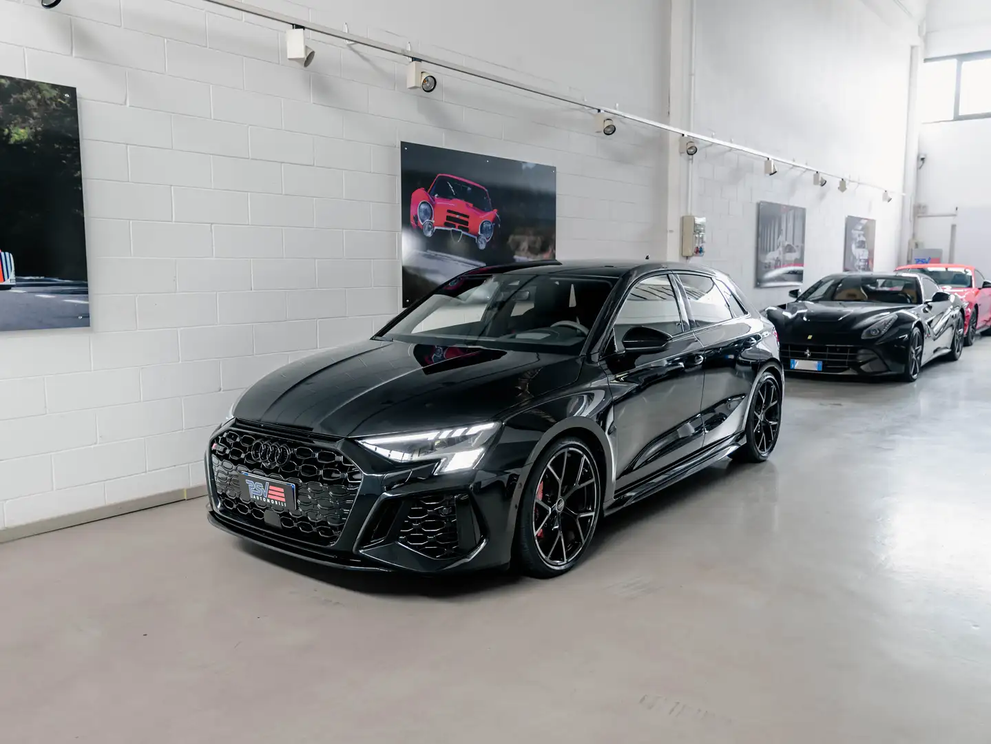 Audi RS3 +TETTO+FRENI CARBO+RS DYNAMIC PLUS+B&O+LIM290+ Zwart - 1