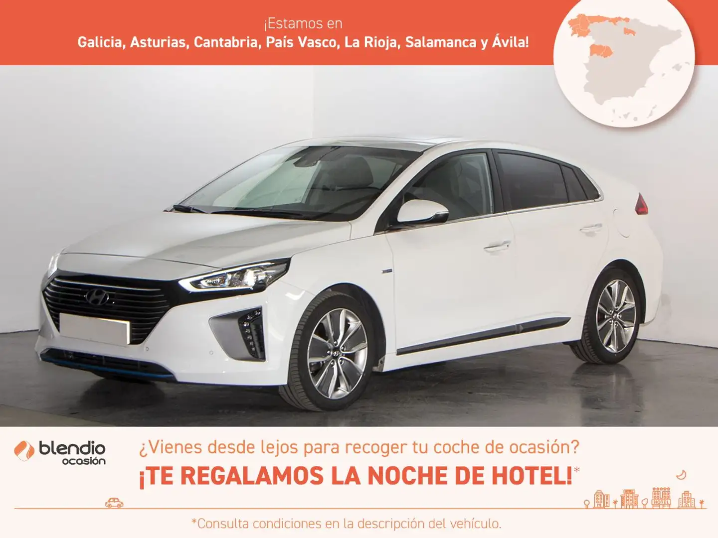 Hyundai IONIQ 1.6 GDI HEV STYLE DCT 141 5P Blanco - 1