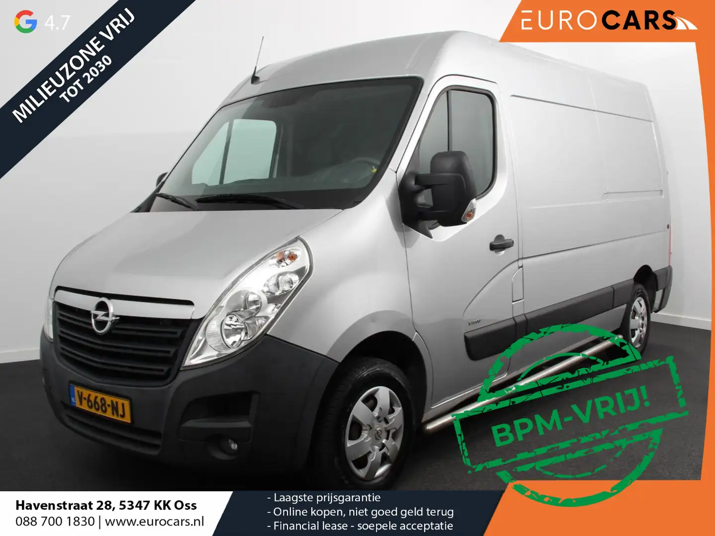 Opel Movano 2.3 CDTI L2H2 Navigatie Cruise control  Climate co Zilver - 1