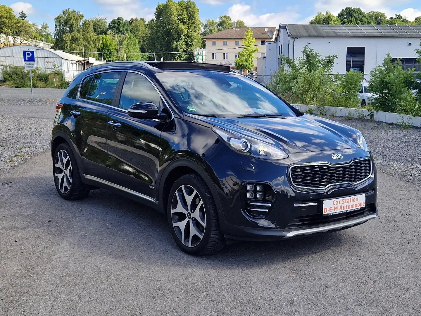 Kia Sportage GT-Line 4WD/Panoramadach/Spurhalte/Totwinkel/Kamer Schwarz - 1