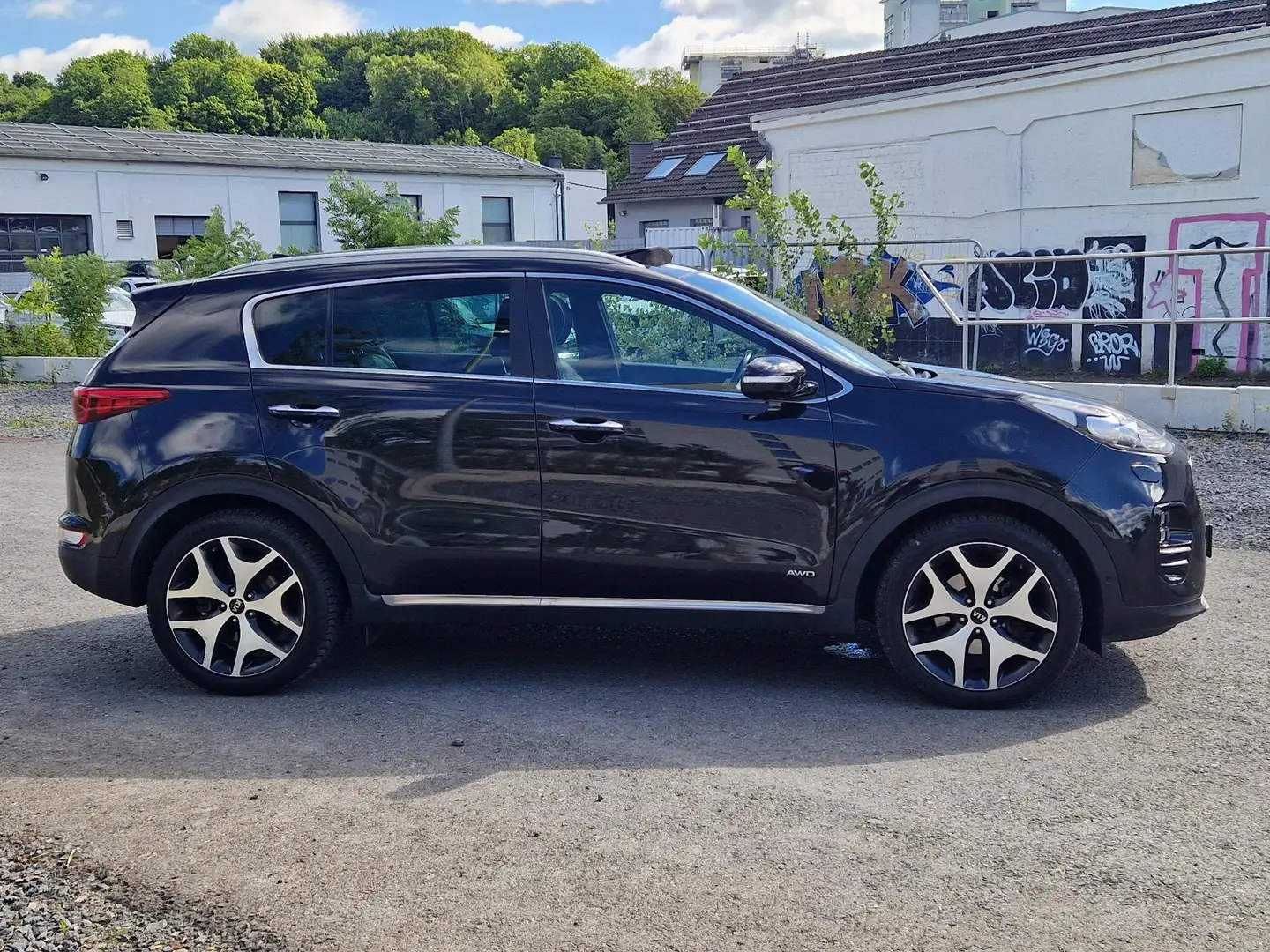 Kia Sportage GT-Line 4WD/Panoramadach/Spurhalte/Totwinkel/Kamer Schwarz - 2