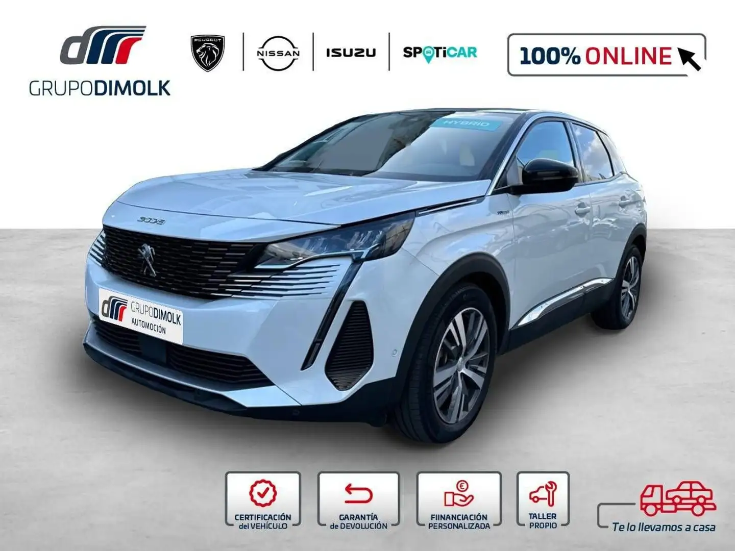 Peugeot 3008 225 e-EAT8 Allure Pack Blanc - 1