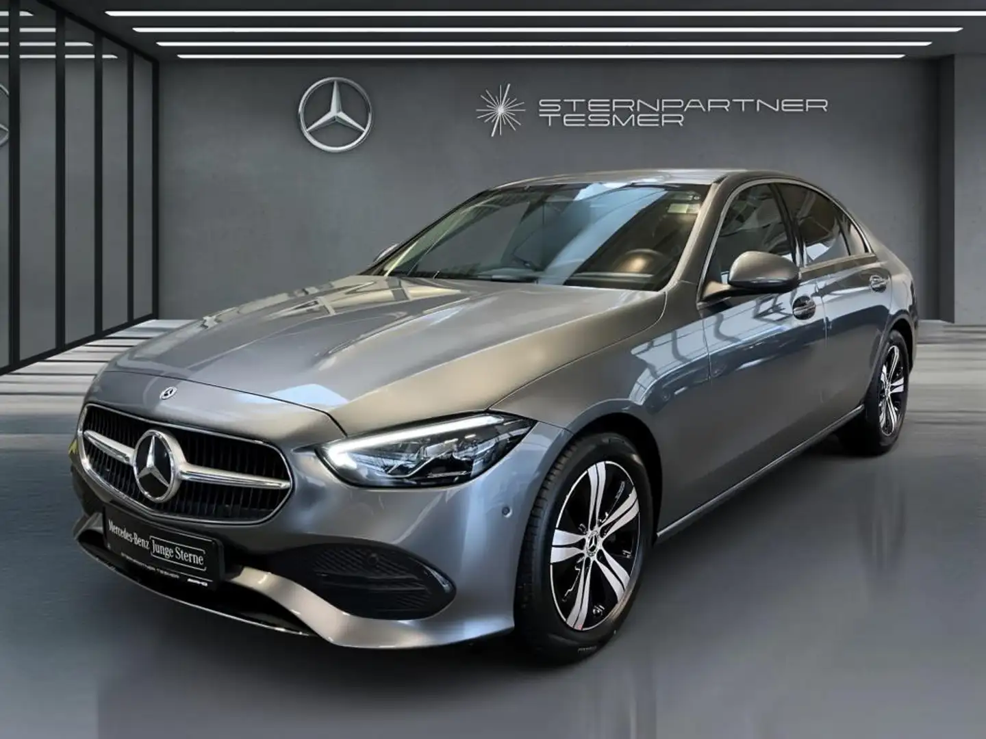 Mercedes-Benz C 200 Avantgarde LED AHK MBUX Ambi CarPlay TOTWa Grau - 1