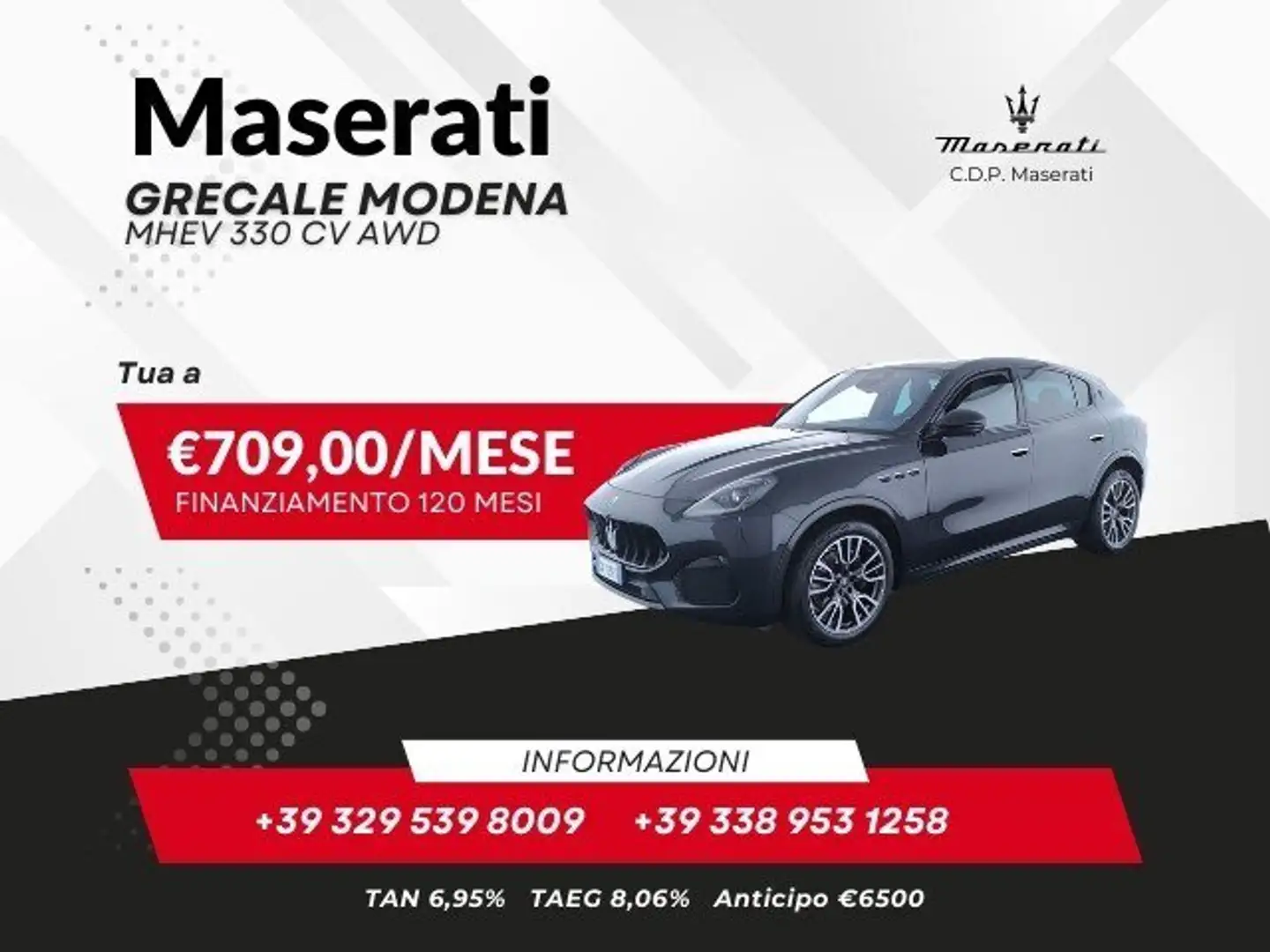 Maserati Grecale Grecale MHEV 330 CV AWD Modena Nero - 1