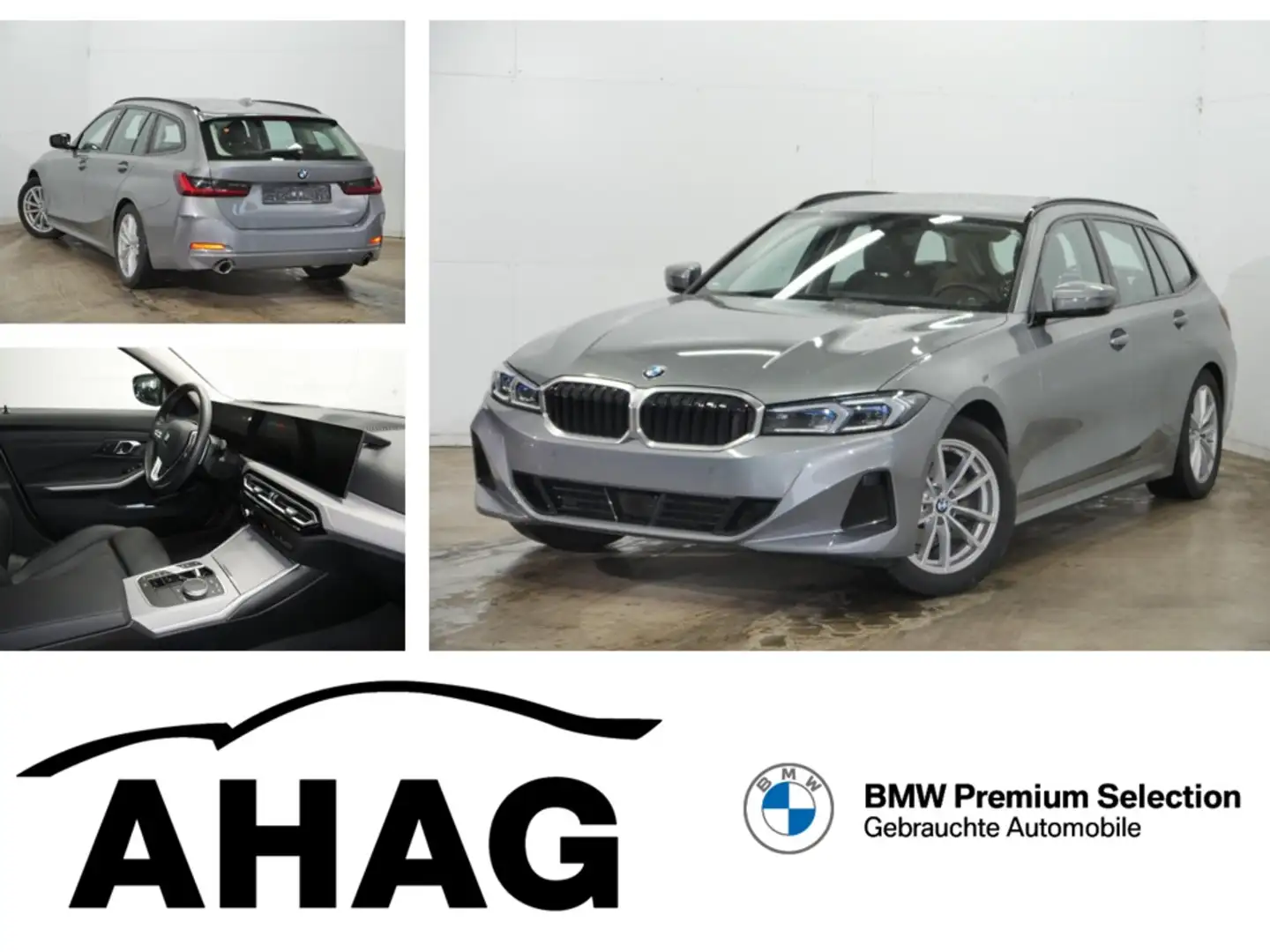 BMW 318 i Touring Auto Innovationsp. Klimaaut. AHK Gris - 1