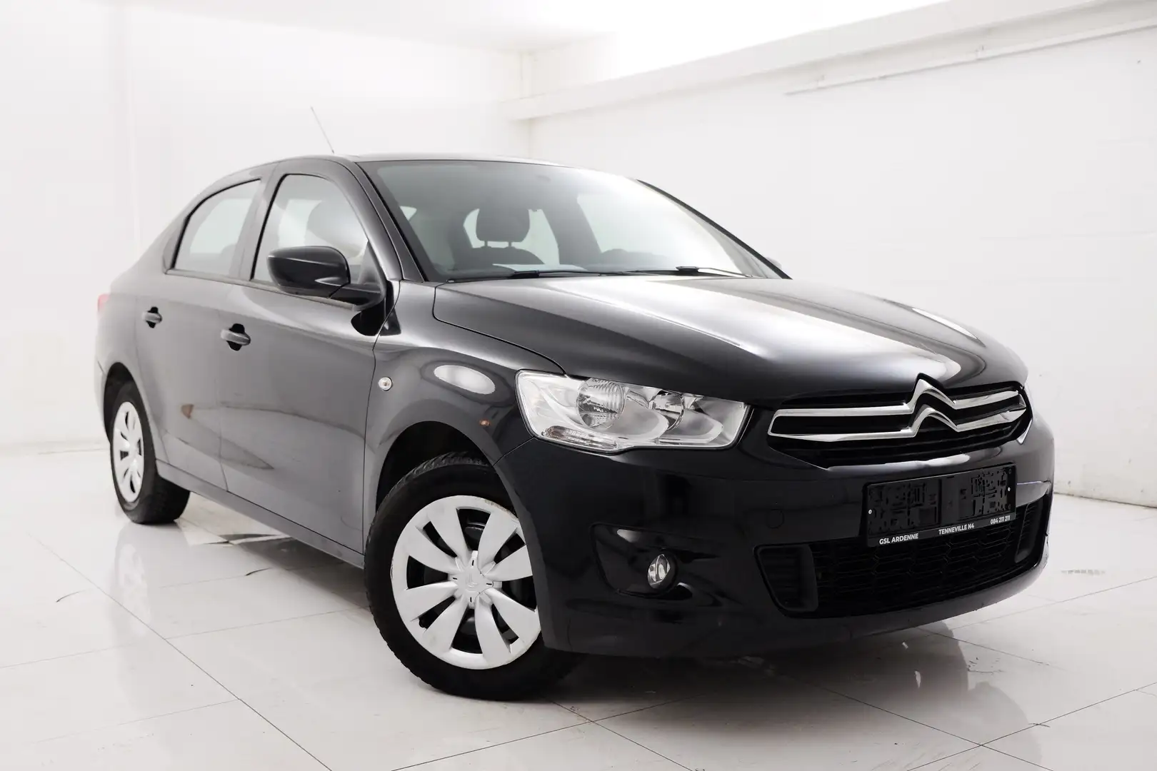 Citroen C-Elysée C-Elysee 1.6 BlueHDi # CLIM, BLUETOOTH, ISOFIX Zwart - 1