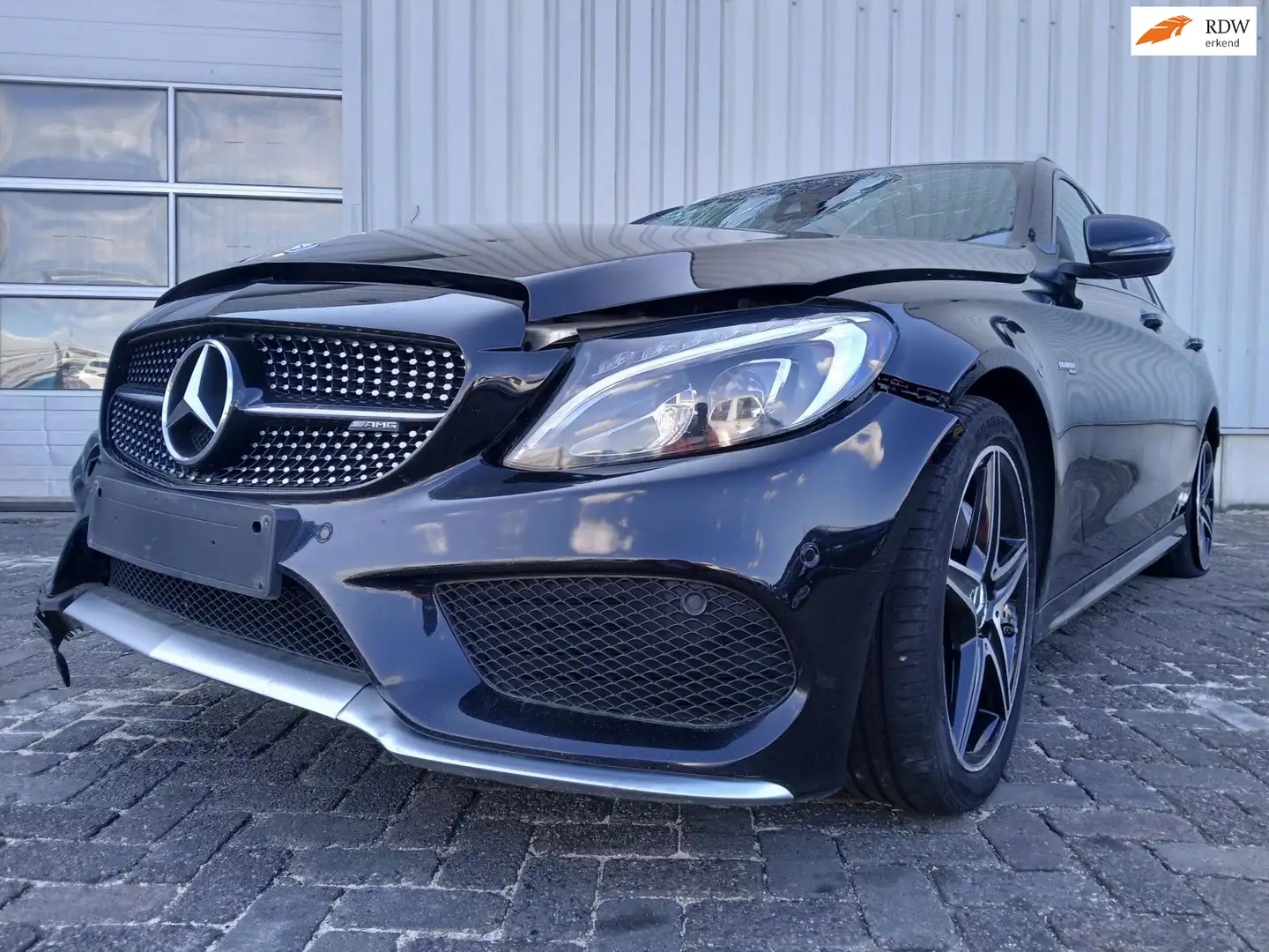 Mercedes-Benz C 43 AMG Estate 4MATIC SCHADEAUTO!! Zwart - 1
