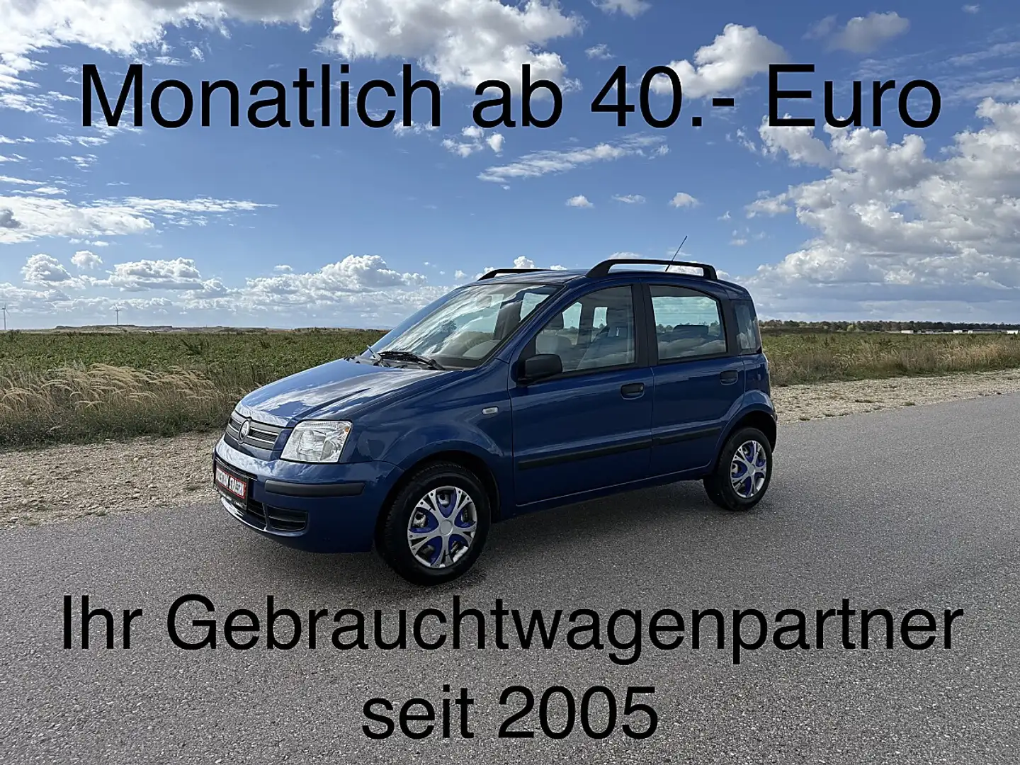Fiat Panda 1,2 Lifestyle Blau - 1