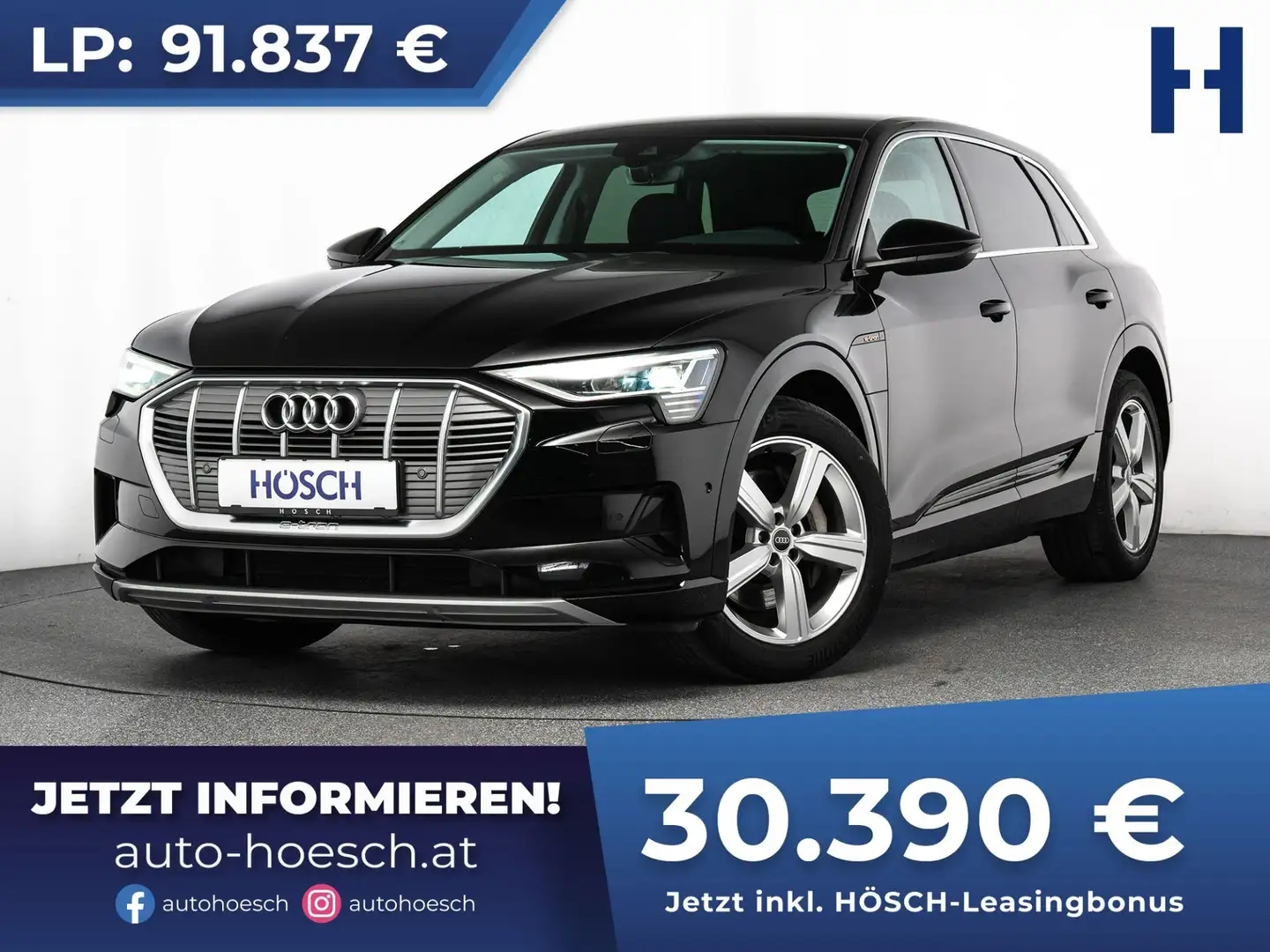 Audi e-tron 55 quattro Advanced 20" AHK ASSISTENZ KAMERA Schwarz - 1