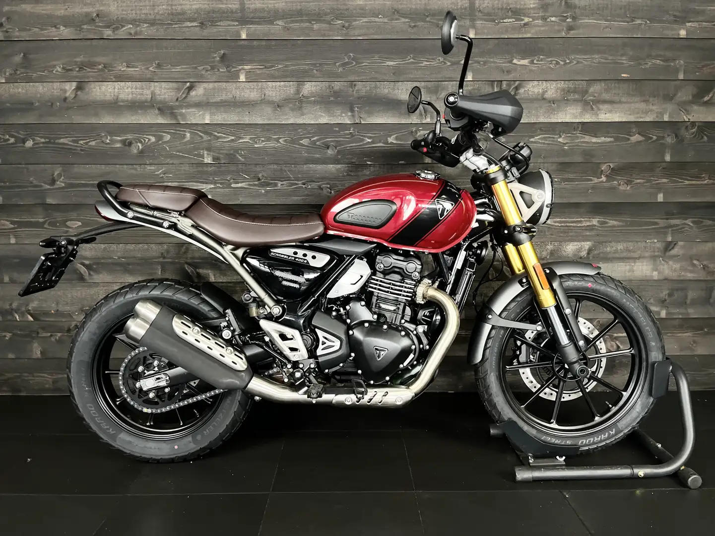 Triumph Scrambler 400 X Rood - 1
