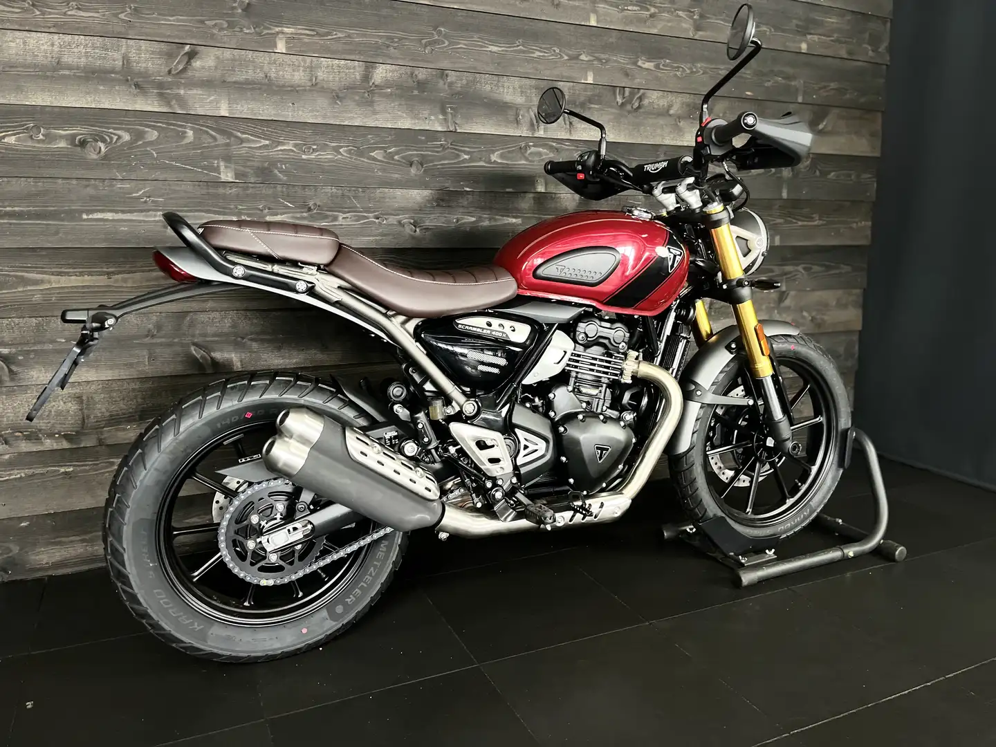 Triumph Scrambler 400 X Rood - 2