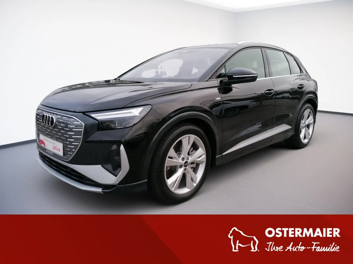 Audi Q4 e-tron QUATTRO S-LINE ExP.KAMERA.PANO.LED.NAVI.SHZG Schwarz - 1