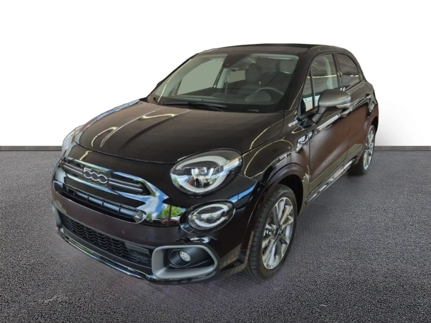Fiat 500X Dolcevita Sport 1.5 GSE Faltdach Leder Zwart - 2