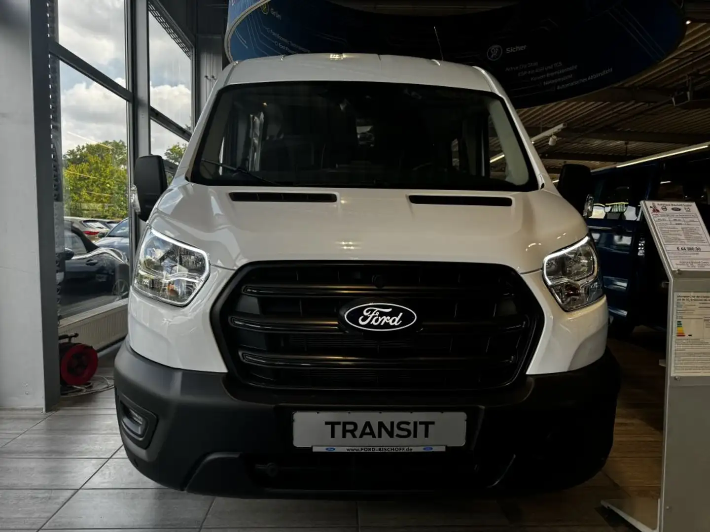 Ford Transit 350 L3H2 Lkw VA Trend (V363) DoKa 6 Sitzer Weiß - 1