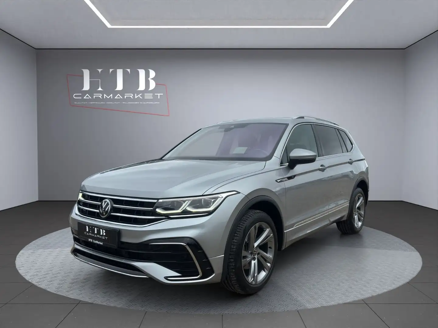 Volkswagen Tiguan Allspace R-Line 4Mot./HuD/AHK/LED/ACC/Har Argent - 1
