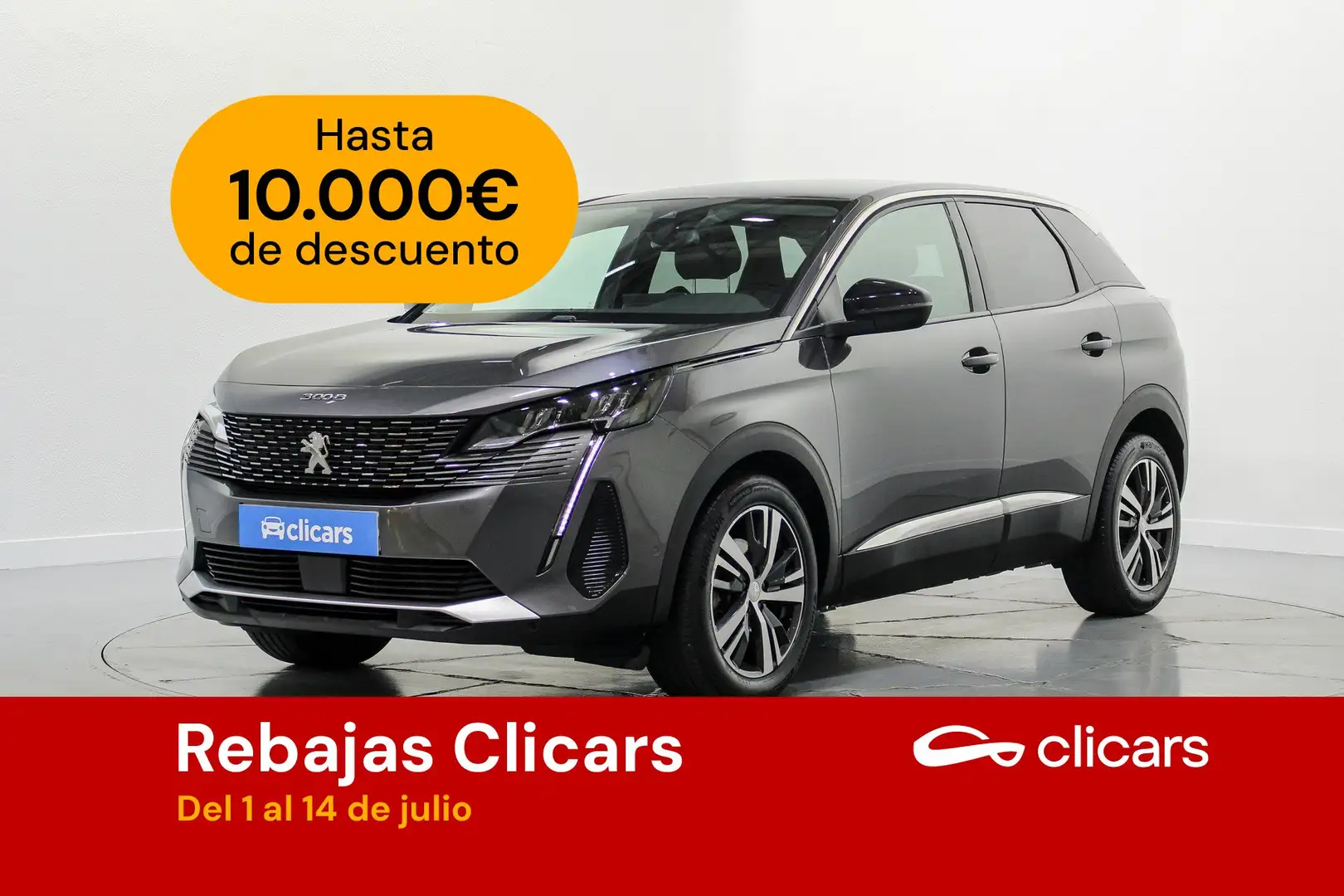 Peugeot 3008 1.2 S&S PureTech Allure Pack EAT8 130 Gris - 1